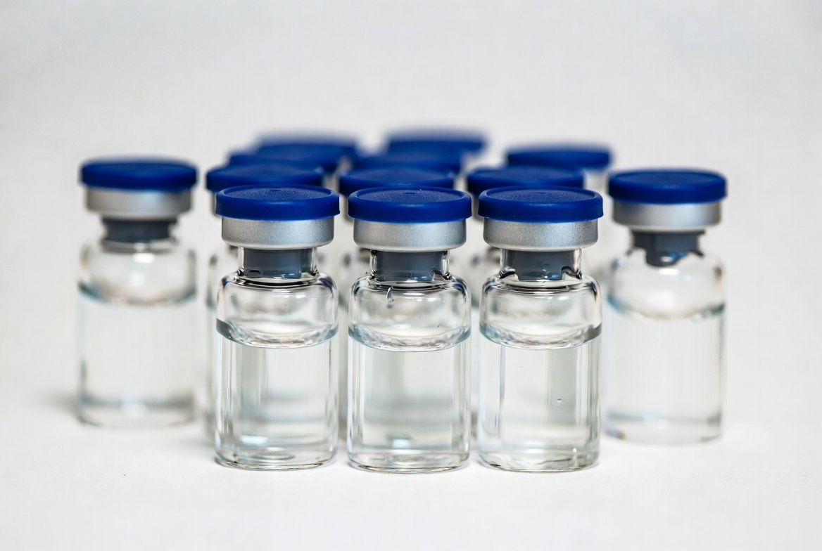 Premium research peptide vials