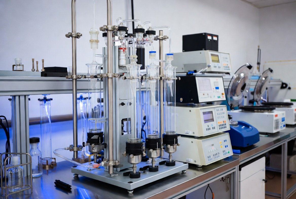 Laboratory chromatography equipment