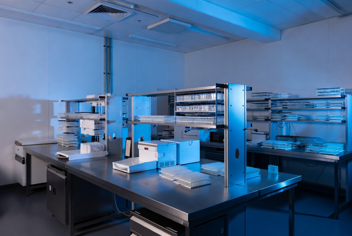 Modern research laboratory facility